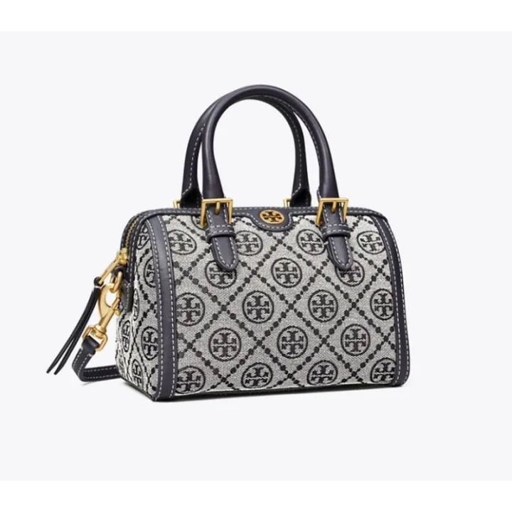 TORY BURCH TB83970 T MONOGRAM Jacquard Barrel Pack Medium and Mini Size ...