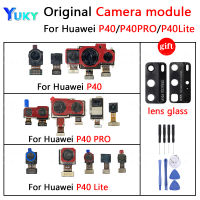 Original กล้องหลักสำหรับ Huawei P40 Lite ProP40Lite P40Pro โมดูลกล้องด้านหลังด้านหลังด้านหน้าซ่อมโมดูลกล้อง-serfgfdtr