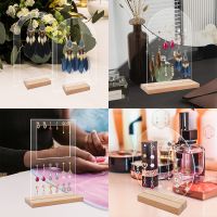 13 Shapes Transparent Acrylic Jewelry Display Stand Earring Studs Storage Stand Arched Love Jewelry Display Stand