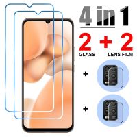 4in1 tempered glass for HUAWEI p30 p20 lite p20 pro Lens film protective glass for huawei p40 lite E 5G