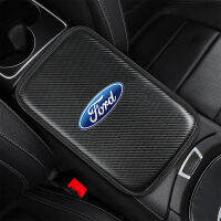 หนังรถ Center Armrest Mat Universal ภายใน Auto Cushion กล่อง Protector Pad สำหรับ Ford Focus Mk2 Mk3 Fiesta Ranger Mondeo S-MAX Kuga Mustang Escort