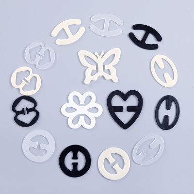 【cw】 3ps New Invisible Stealth Buckle Shaped Fasteners Back Intimates Accessories Holders ！