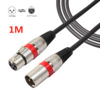 Movall สายไมค์ยาว 1 เมตร (สายไมโครโฟน, XLR male to XLR female connector 1m)