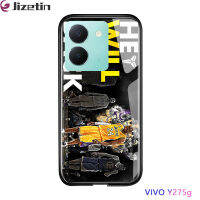 Jizetin Vivo Y27 5G Lakers Kobe สำหรับเด็กชาย Bryant Legend เคสอุปกรณ์แมมบาสีดำเคสโทรศัพท์ตลอดกาลเคสกระจกเทมเปอร์กันกระแทก