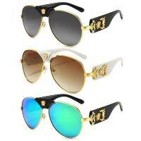 -nmj0615 Metal big frame womens flying sunglasses retro metal mens trendy driving super cool hip-hop toad sunglasses