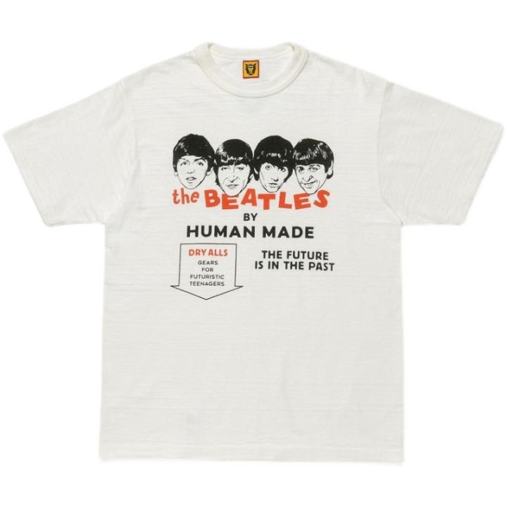 beatles-เสื้อยืดแขนสั้นสำหรับผู้ชายและผู้หญิง-เสื้อยืดแขนสั้นลาย-beatles-21sst-shirt-มนุษย์สร้างขึ้น