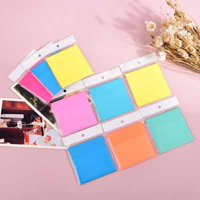 PET Transparent Notes Memo 50 Sheets Stickers To Do List Note Paper for Student Office Stationery