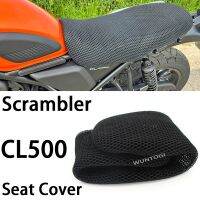 สำหรับ Honda CL500 Scrambler 2023 3D ที่นั่งระบายอากาศได้ Scrambler CL 500อุปกรณ์เสริม Cl500ที่นั่งรถจักรยานยนต์เป้อุ้มเด็ก