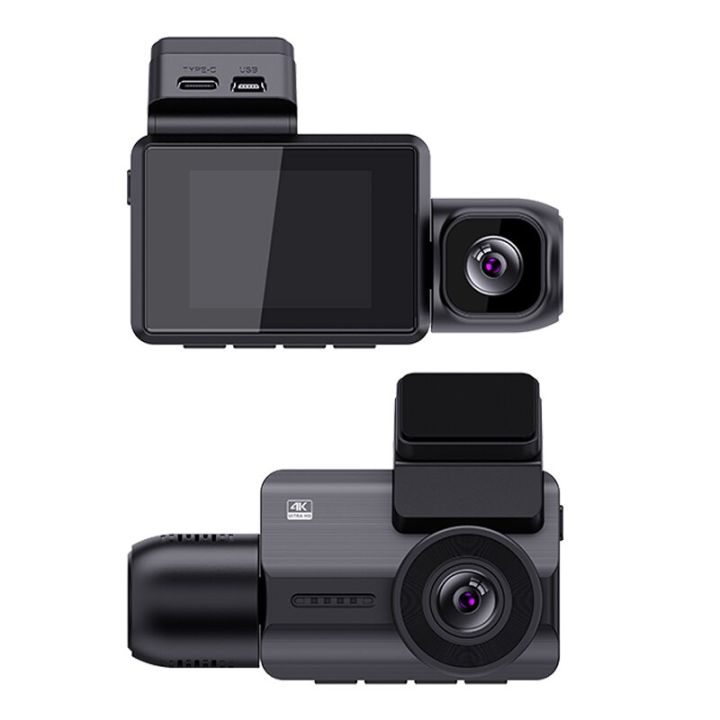 กล้องติดรถยนต์-sony-imx-335-fhd-2-4k-กล้องสำหรับรถยนต์3840-2160p-เลนส์คู่พร้อม-wifi-gps-รถขับรถที่บันทึกนายทะเบียน
