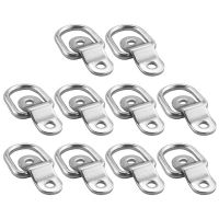 10Pcs Metal Pull Hook Anchor D Shape Cargo Tie Down Ring Retainer Fixings for Trailer Truck Car L9BC Trailer Accessories