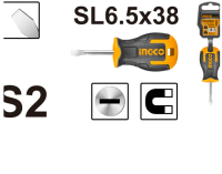 INGCO ไขควงปากแบน 6.5x38 mm.  รุ่น HS686038