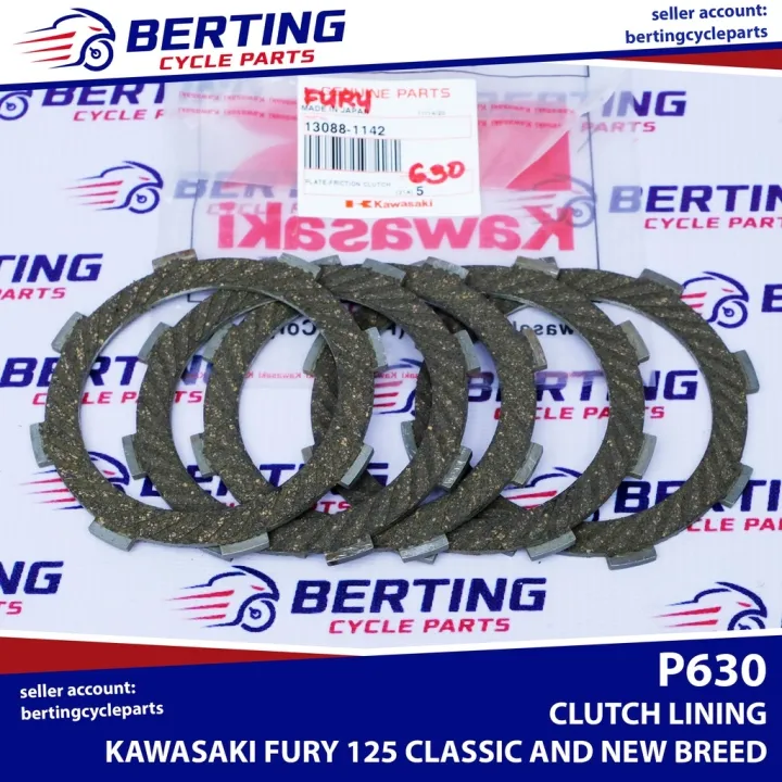 clutch lining fury 125