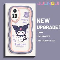 Jlingji เคสสำหรับ Xiaomi Redmi Note 11 Pro 11e 5G Note Pro ลายการ์ตูนสุขสันต์วันดีไซน์ใหม่ขอบครีมเคสมือถือกันกระแทกแบบใสนิ่มเคสโปร่งใสลายกล้องถ่ายรูปเรียบง่ายอ่อนโยนฝาครอบป้องกัน