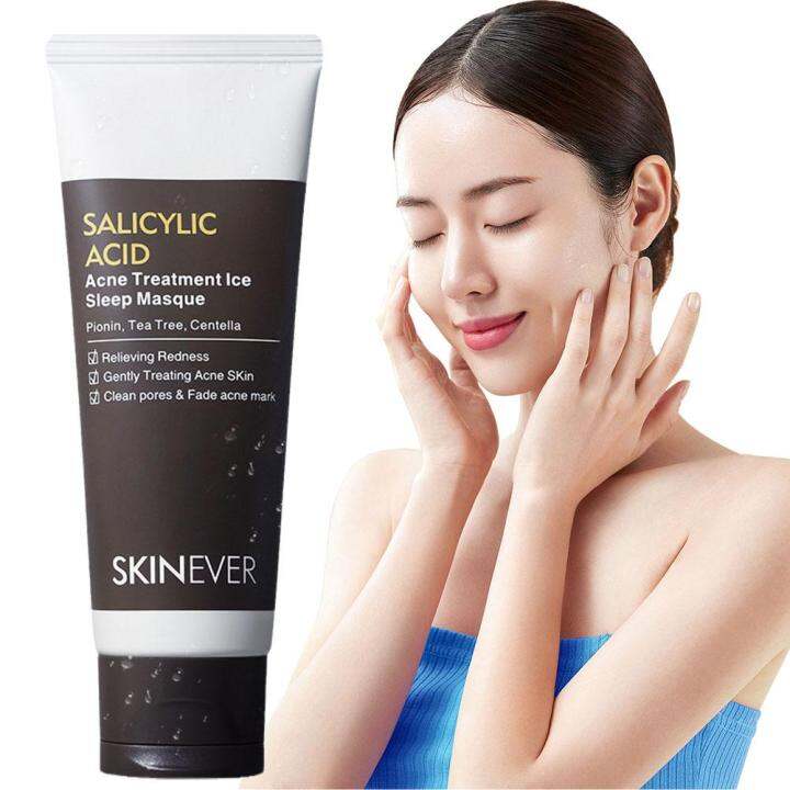 Salicylic Acid Pimple Lightens Acne Ice Sleep Masque 80ML Pimple Patch