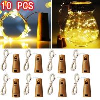 10 Pcs Bar LED wine bottle cork string lights holiday decoration garland wine bottle fairy lights Christmas string lights Fairy Lights