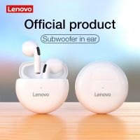 Lenovo LivePods HT38หูฟังพร้อมไมโครโฟนไร้สายขนาดเล็กหูฟังบลูทูธ TWS สำหรับ iPhone Xiaomi หูฟังกันน้ำ9D Stere