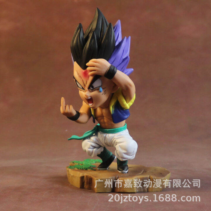 โมเดลดราก้อนบอล-ฟิกเกอร์-โกเท็น-ดราก้อนบอล-model-dragon-ball-figure-gotenks-ผมดำม่วง-14-16-5cm-2-ของสะสม-ของเล่น-ของเล่นถูกๆ-ของเล่นเด็ก