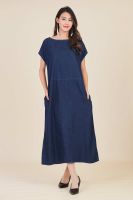 BREEZE72SHOP MIRA MAXI DRESS JEANS