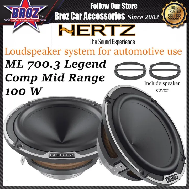 Hertz ML 700.3 LEGEND MidRange Speaker Car Audio Lazada