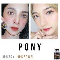 คอนแทคเลนส์ Wink Lens ลาย PONY สีBrownและGray ส่งด่วน ส่งไว คอนแทคเลนส์แฟชั่นลาย บิ๊กอายตาโต bigeye คอนแทคเลนส์ Contactlens กรองแสง