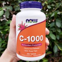 วิตามินซี ผสมสารสกัดจากผลกุหลาบป่า C-1000 Sustained Release with Rose Hips 250 Tablets (Now Foods®)