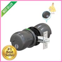 ลูกบิดห้องน้ำ CYBER LOCK PRESTO K3-44F หัวกลม สีเทาBATHROOM KNOB CYBER LOCK PRESTO K3-44F BALL HEAD GREY **คุ้มที่สุดแล้วจ้า**