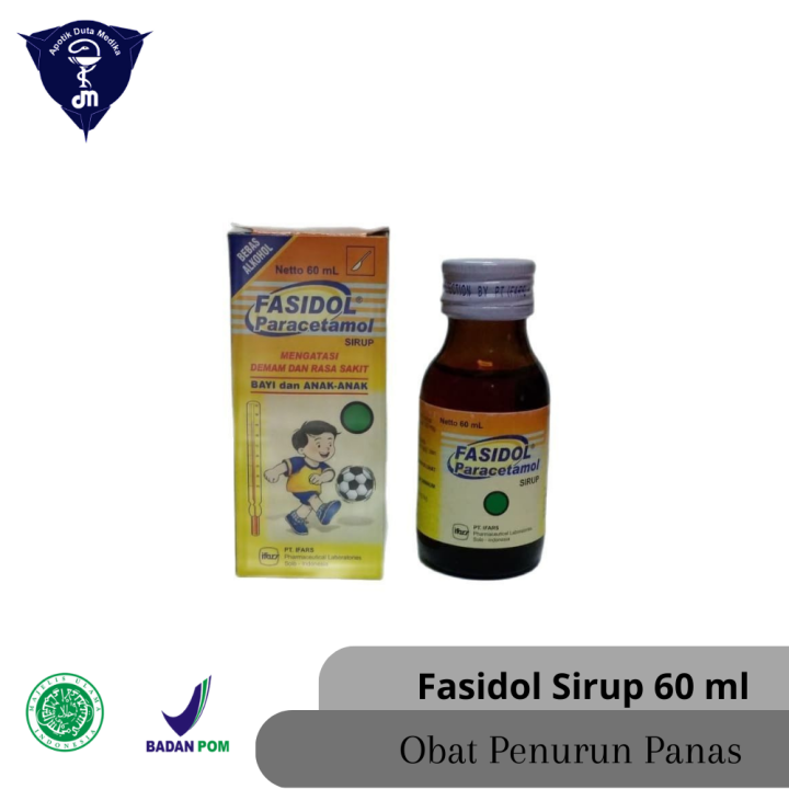 Fasidol Syrup 60 Ml Sebagai Penurun Demam Untuk Segala Usia Dan