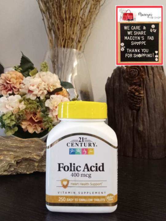 21ST CENTURY FOLIC ACID 400 MCG | Lazada PH