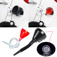 2 in 1 Plastic Funnel Can Spout For Oil Water Fuel rol Diesel Gasoline 2018 New Arrive High Quality Car Accessories Black