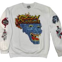 เสื้อกันหนาว JUMPER วง OZZY OSBOURNE tattoo ลิขสิทธิ์แท้ 2021 ผ้านิ่มมากได้มาตัวเดียวครับ