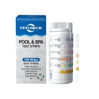 YC007 Pool Test Strips 7 in 1 Testing for Pools and Spas High Sensitivity 50LB