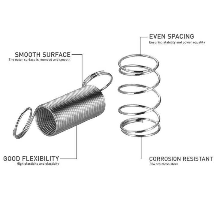 new-zhongkouj558251-winomo-ชุดสปริงชุดสปริง200ชิ้นพร้อมกับกล่องเก็บของสปริงยืดประตูสปริงแบบเกลียว
