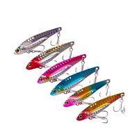 [HOT LIAXLLWISAAZH 534] 5ชิ้น/ล็อต3D ตาโลหะ Vib Blade Lure 5/7.5/13/16/20G Sinking Vibration เหยื่อ Vibe ประดิษฐ์สำหรับ Bass Pike Perch ตกปลา