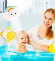 （A Decent） BathforBaby Water Game CloudsFaucet Shower Water SprayFor Children Squirting Sprinkler Bathroom Baby Toy