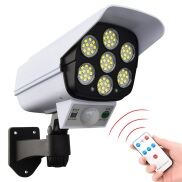 Đèn Led Hình Camera Cảm Biến Chuyển Động Năng Lượng Mặt Trời Giả Camera