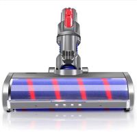 เหมาะสำหรับ Dyson V7 V8 V11 V10เครื่องดูดฝุ่นไร้สายกำมะหยี่นุ่มแปรงถูพื้นอุปกรณ์เสริมหัวไฟ LED