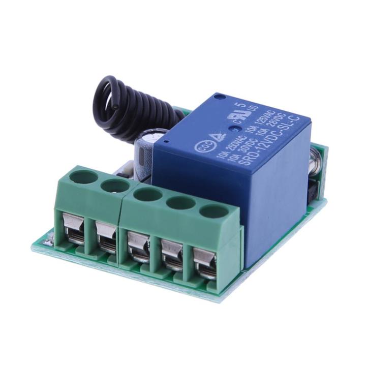 รีโมทคอนโทรลไร้สาย-dc12v-รีเลย์รีโมตสวิทช์1ช่องสัญญาณ