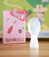 (ของแถม)ชุดช้อนPeachyพีชชี่ / ชุดชามพีชชี่ สำหรับเดินทาง พกพาสะดวก Peachy Travel spoon ช้อนสำหรับใส่กับอาหารเสริมพีชชี่ 1 ชิ้น