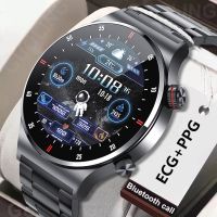 ☼◑ 2023 ECG PPG Bluetooth Call Smart Watch Men 2022 Sports Bracelet NFC Waterproof Custom Watch Face Men SmartWatch For IOS Android