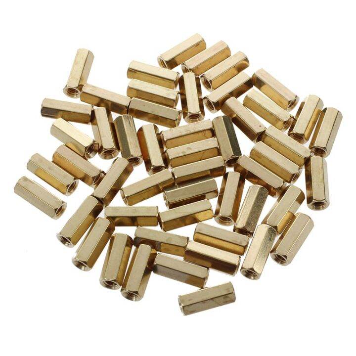 12mm Long Metal Hexagonal M3 Female Thread PCB Standoff Spacers 50 Pcs Lazada