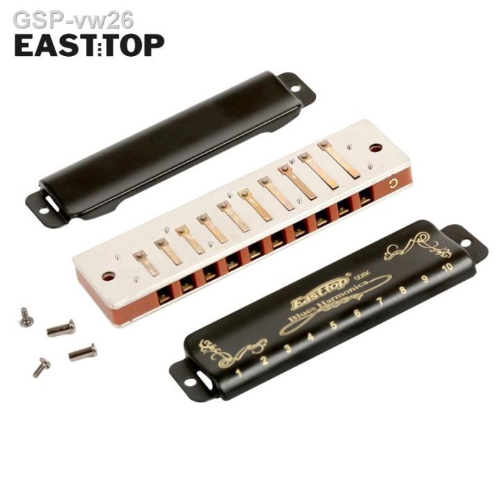 blues-novo-10-buracos-harmonica-t008k-tones-harpa-lat-o-reedplates-phosphor-bronze-reeds-diatonic