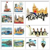 ✟☍◈ Europe Turkey Tourist Souvenir Magnetic Sticker Fridge Magnets Refrigerator Decoration Articles Handicraft Gifts