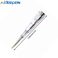 Aideepen เครื่องทดสอบแรงดันไฟฟ้าเครื่องตรวจจับแรงดันไฟฟ้าปากกา Circuit Tester เครื่องมือ Slotted ไขควงทดสอบดินสอ Ac/dc 70-250V