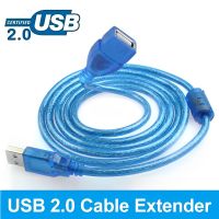 USB 2.0 Extension Cable Extender A Male To Female Cord Adapter Data Cable 2.0 Extender Cord for Computer Camera TV 300/150/30cm