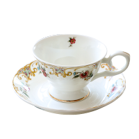 220ML, fine bone china cappuccino cup with saucer, noble latte cup, english tasse café esspresso cups,