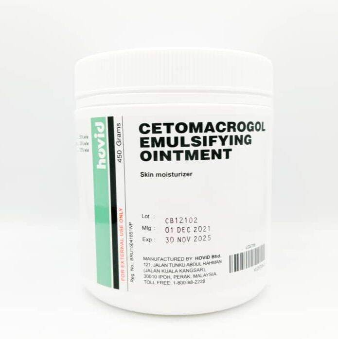 Hovid Cetomacrogol Emulsifying Ointment 450g Lazada