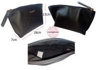 กระเป๋าเครื่องสำอางสีดำ LAURA MERCIER Boat Shape Black Pouch