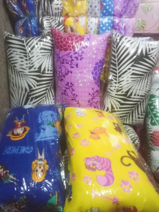 KING SIZE PILLOW URATEX FOAM BOLSTER RANDOM DESIGN Size18x30 Lazada PH