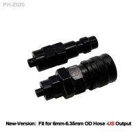 New HPA (US Foster) 23-2 Male / 2302 Female Quick Disconnect QD Push-In Plug Fitting to 6MM - 6.35MM OD Hose For Pneumatic Tools