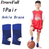 ✻□ 1Pair Children Ankle Brace Foot Arch Support Kids Compression Sleeves Knitted Youth Wrap Child Sports Protection Sleeve Sock